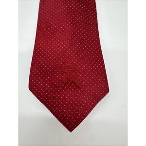 Countess Mara NY vintage tie Red Sistine Satin 54"
